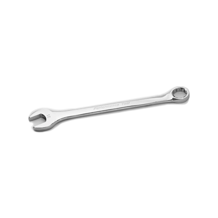 Performance Tool Chrome Combination Wrench, 25mm, with 12 Point Box End, Fully Polished, 13" Long W30025
